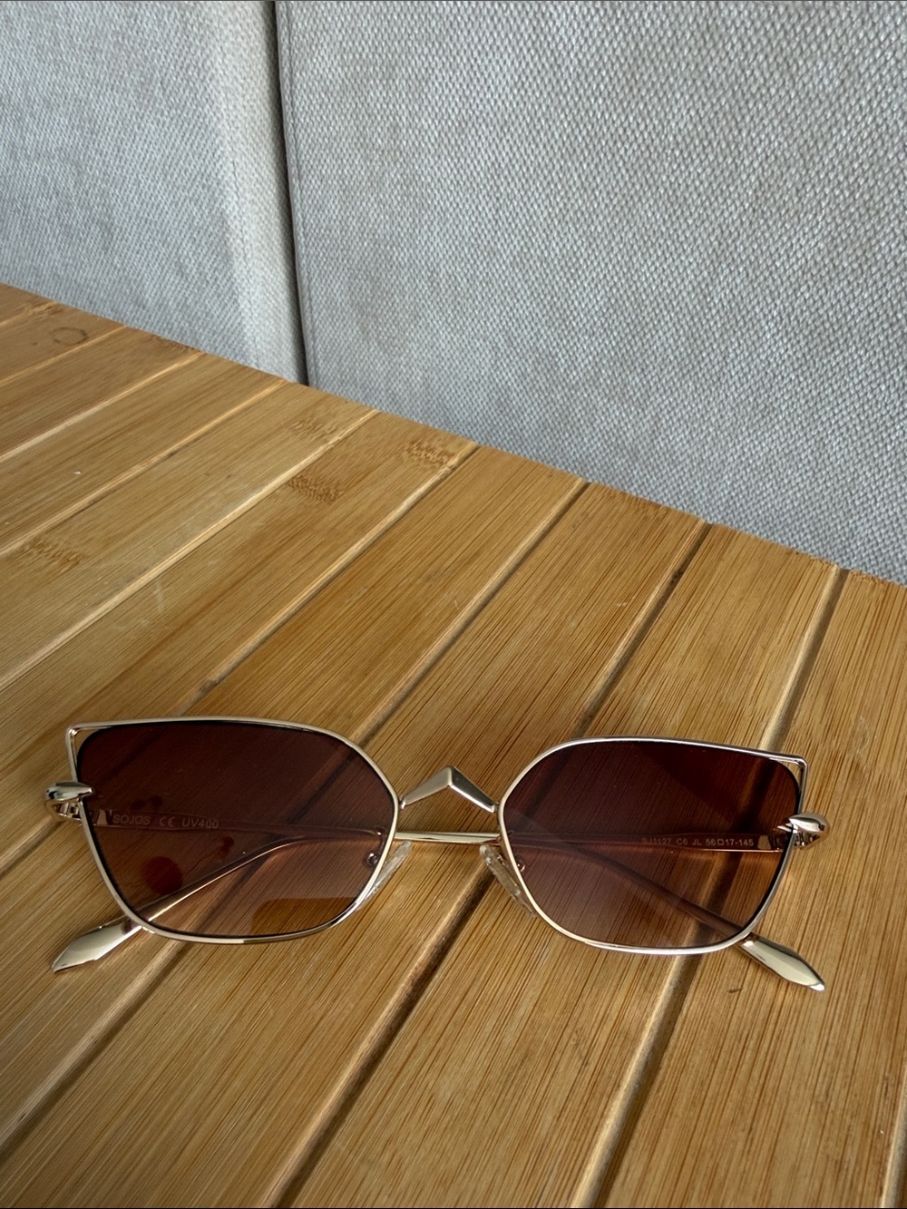 SOJOS Small Cateye Sunglasses Fashion Narrow Fun Designer Sun Glasses SJ1127A